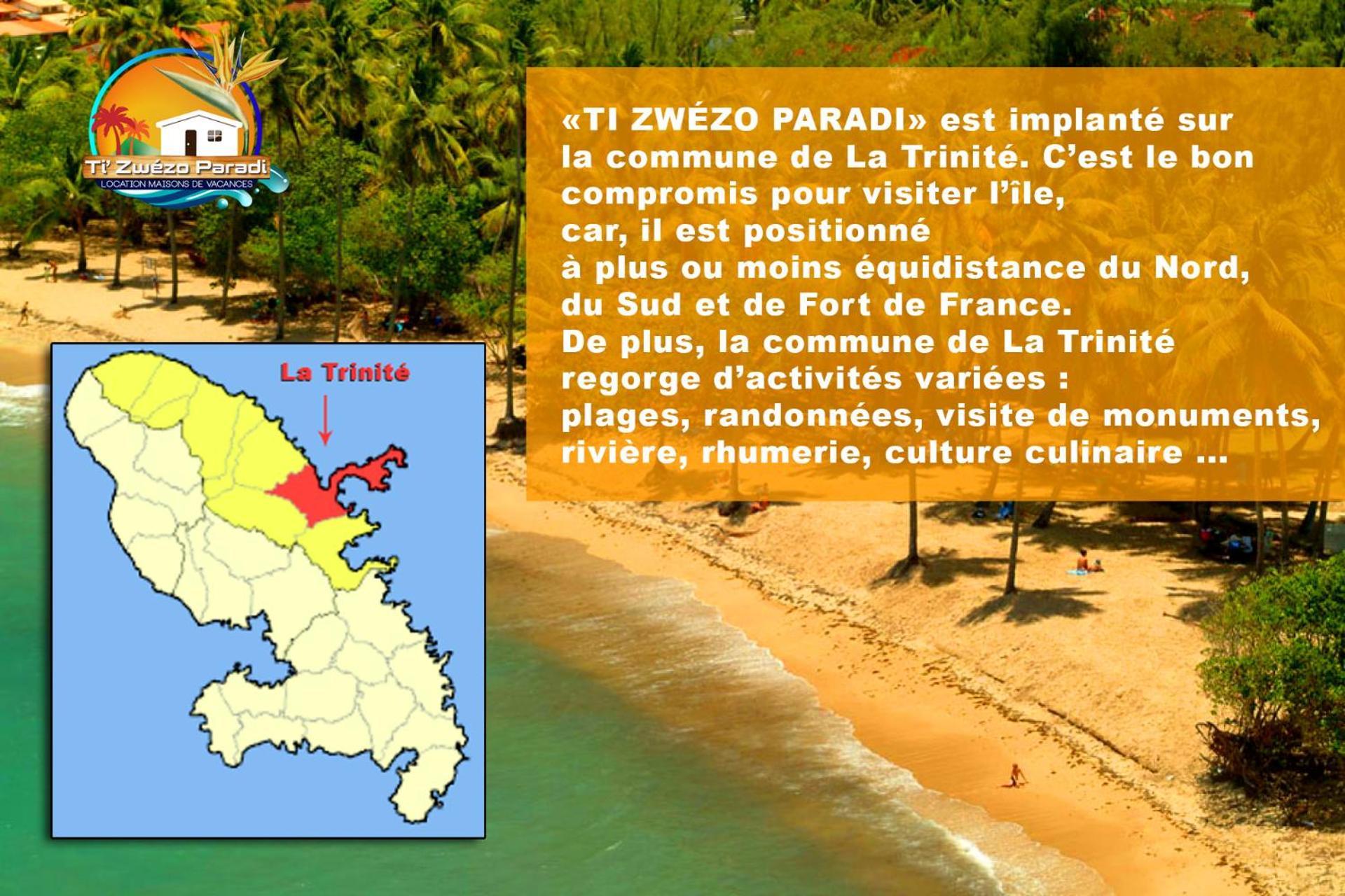 F3 Hibiscus - Piscine Chauffee - Vue Mer - 9 Min De La Plage - Ti Zwezo Paradi La Trinité Kültér fotó