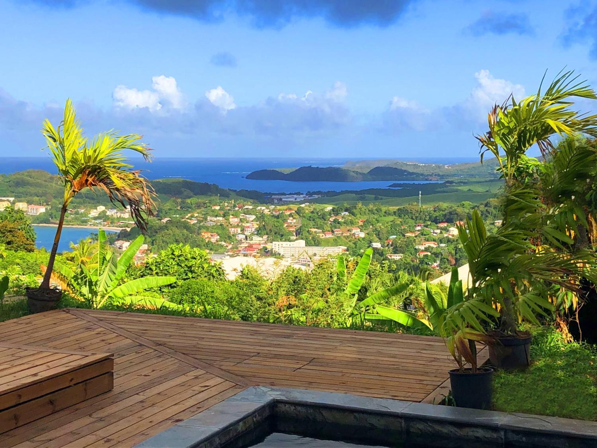 F3 Hibiscus - Piscine Chauffee - Vue Mer - 9 Min De La Plage - Ti Zwezo Paradi La Trinité Kültér fotó